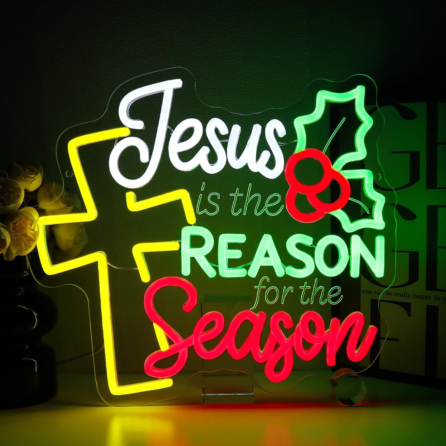 Neon Sign Party - Jezus is de reden voor het