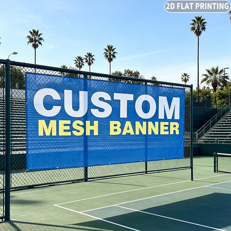 Event Support - 1 stuk aanpasbare meshbanner, meerdere maten,