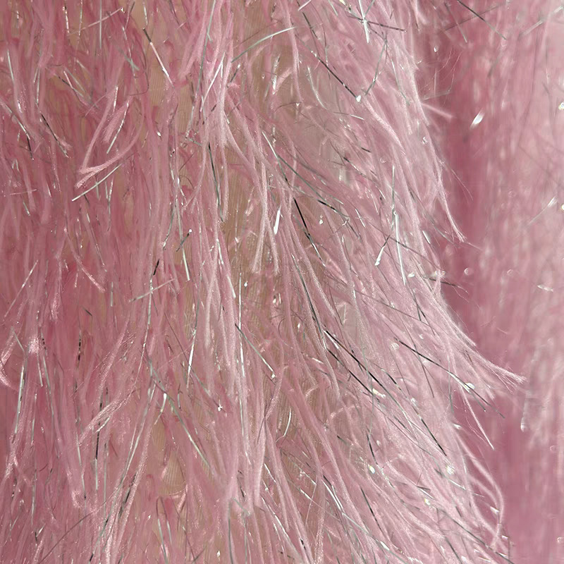 Glitter Tablecloth - 140Cm breed Goud Regelmatige Fringe Feather