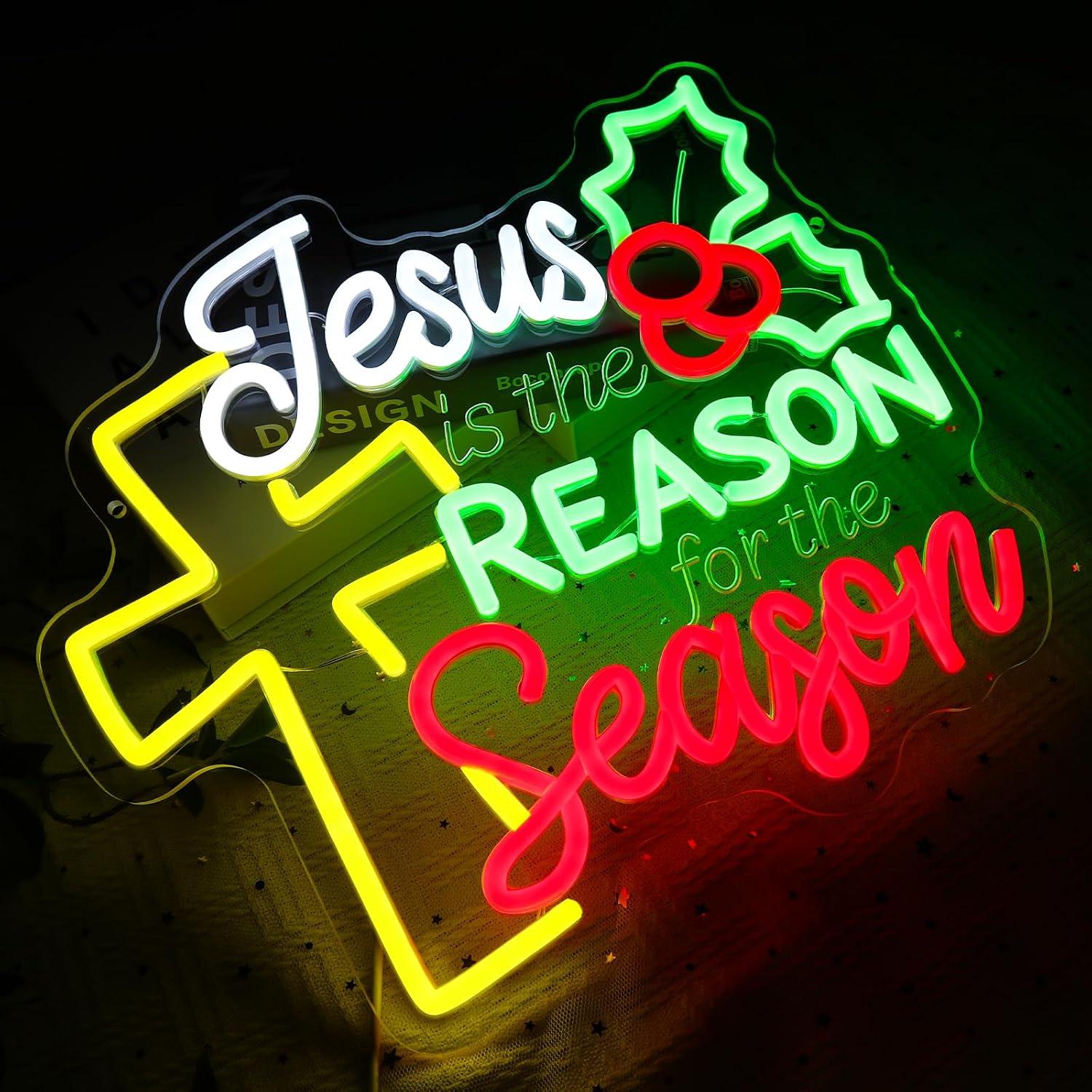 Jezus is de reden voor het sei - Neon Sign Party recensie en prijs