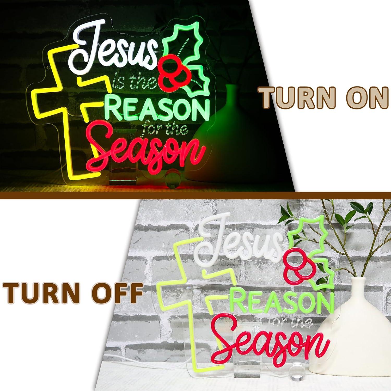 Jezus is de reden voor het sei - Neon Sign Party recensie en prijs