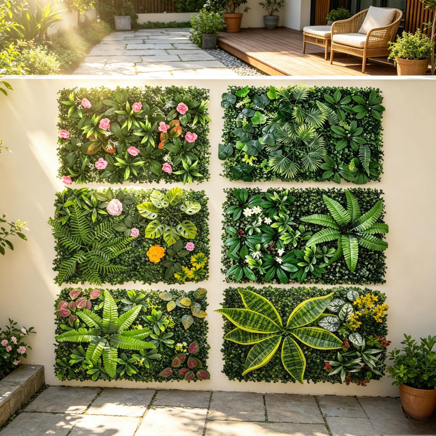 UV-bestendig kunstmatig groen  - Flower Wall Panel recensie en prijs