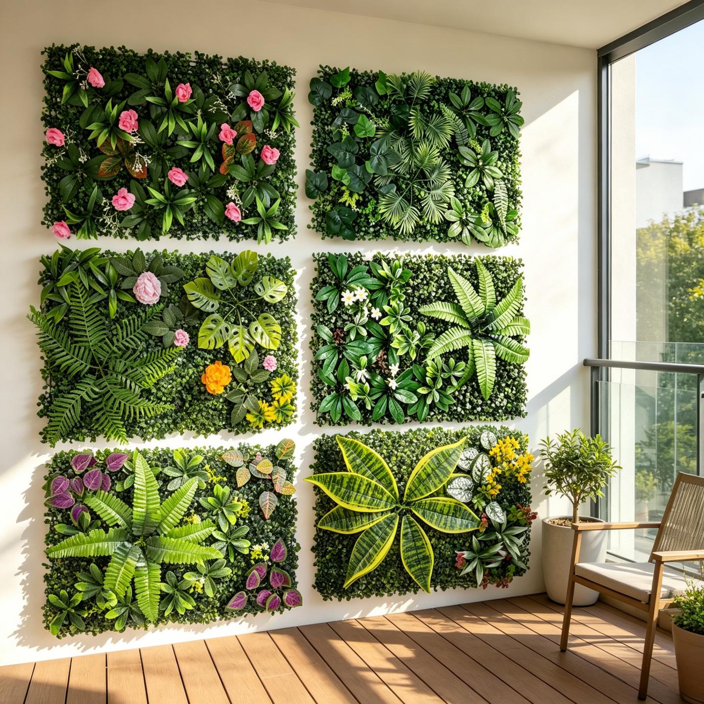 UV-bestendig kunstmatig groen  - Flower Wall Panel recensie en prijs