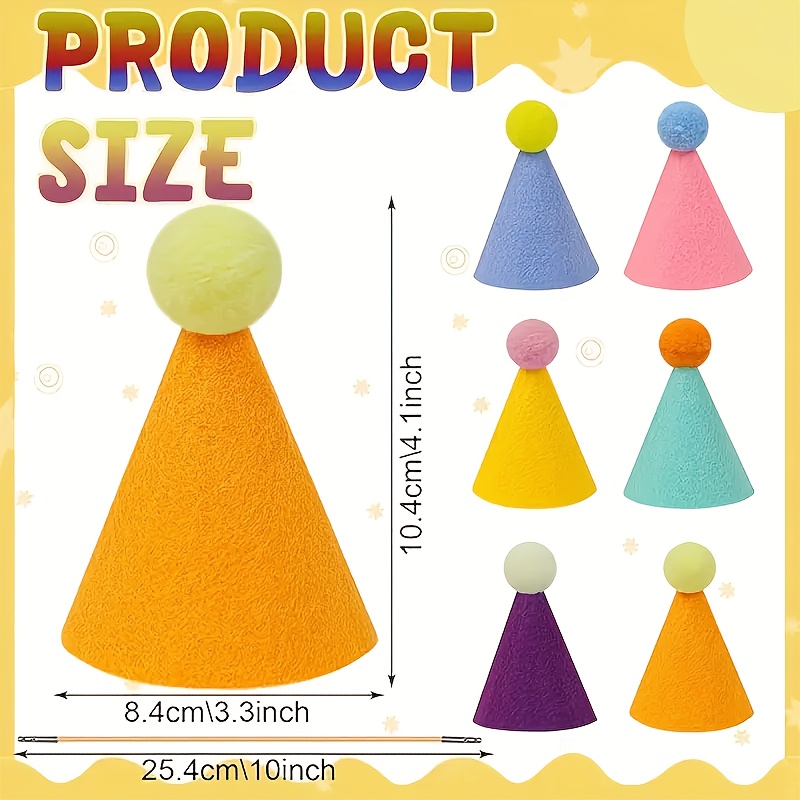 6 stuks mini-feestmutsen - Lic - Party Hat Cone recensie en prijs