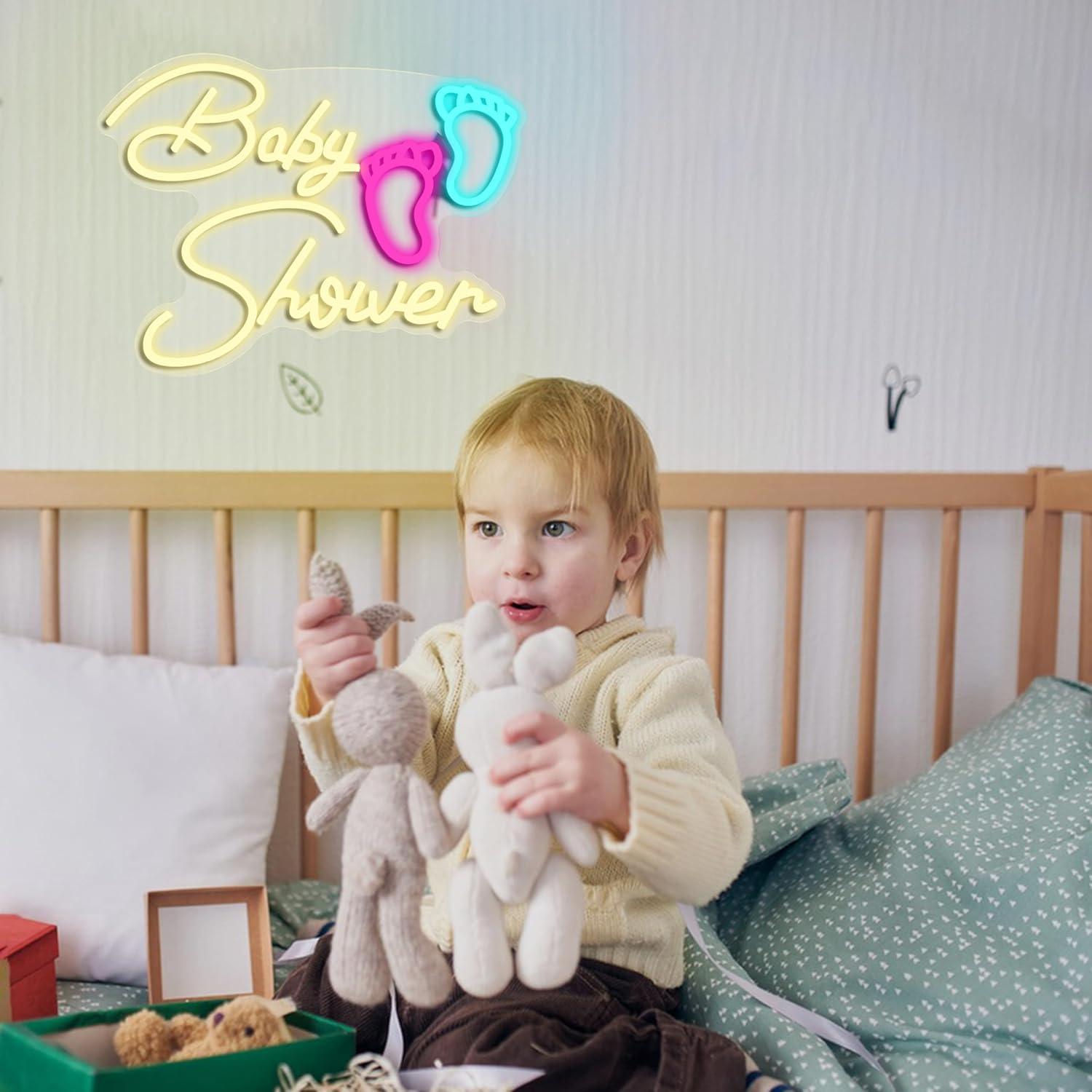 Babyshower Neonbord Oh Baby US - Neon Sign Party recensie en prijs
