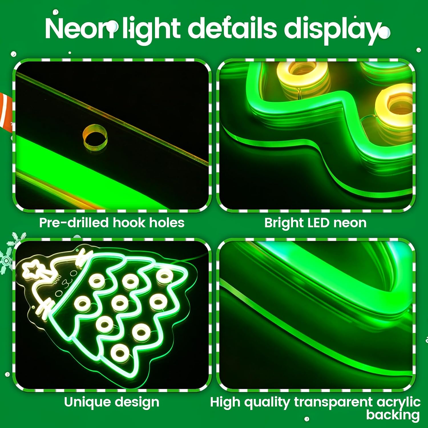 Kerstboom LED Neonbord USB-aan - Neon Sign Party recensie en prijs