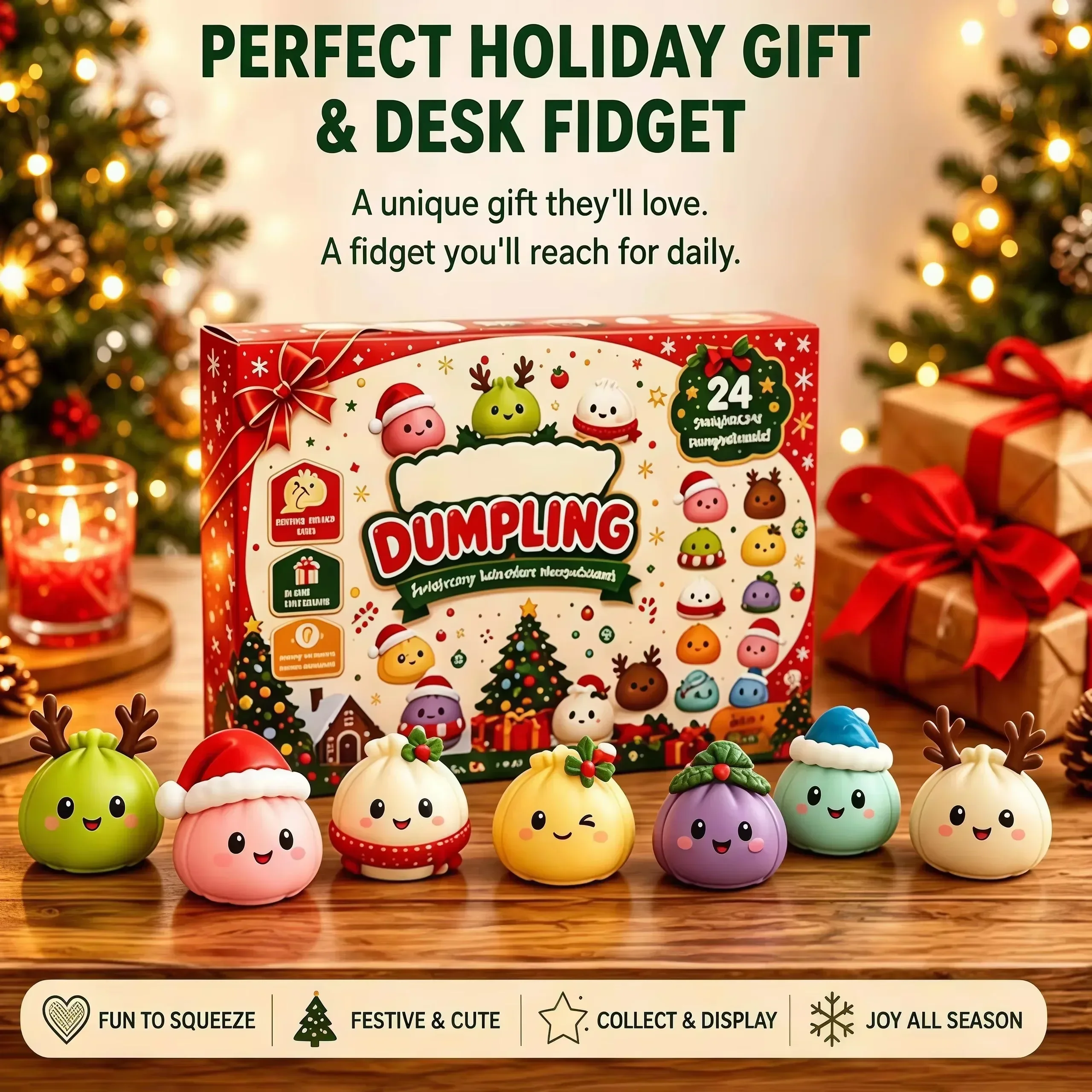 Kerst Squeeze Fun Countdown Ka - Event Support recensie en prijs