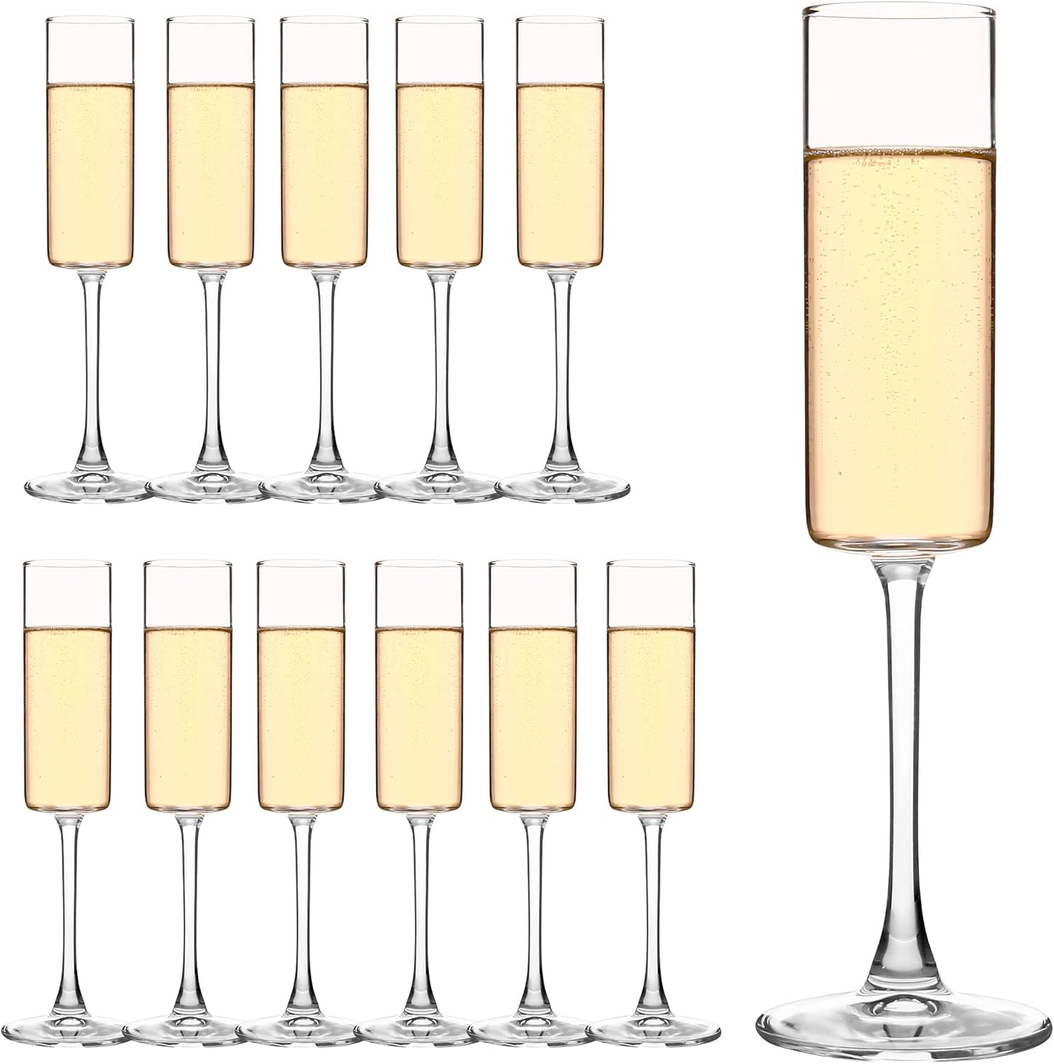 Set van 12 kristallen champagn - Event Suppliers recensie en prijs