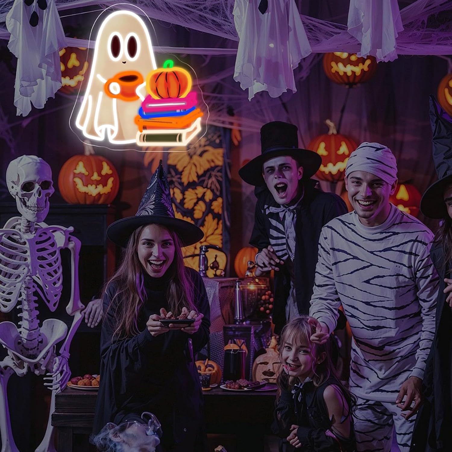Schattig Halloween-neonlicht m - Neon Sign Party recensie en prijs