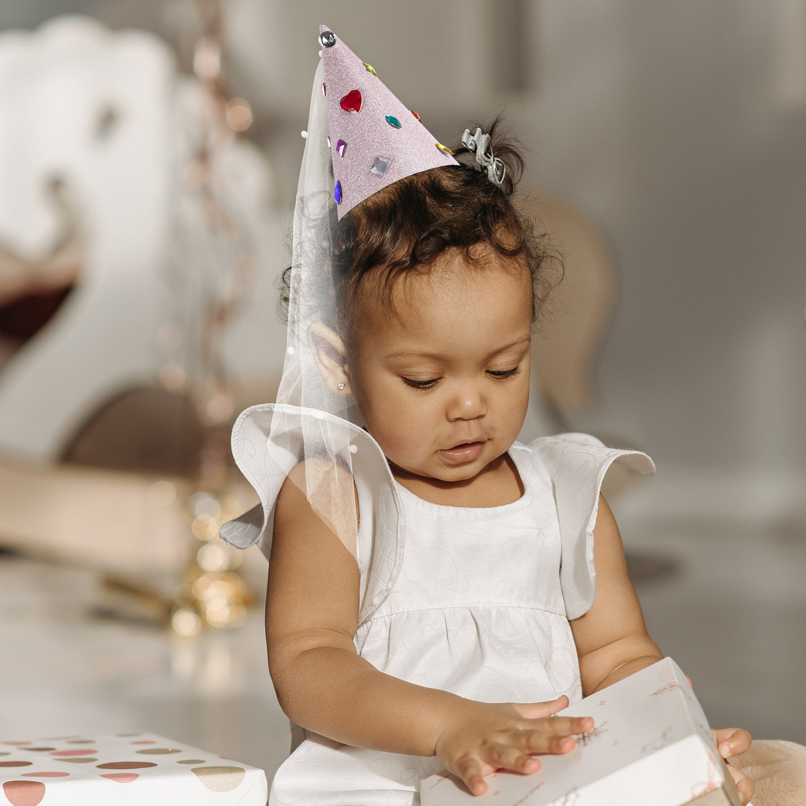 1 stuk: feestelijke papieren h - Party Hat Cone recensie en prijs