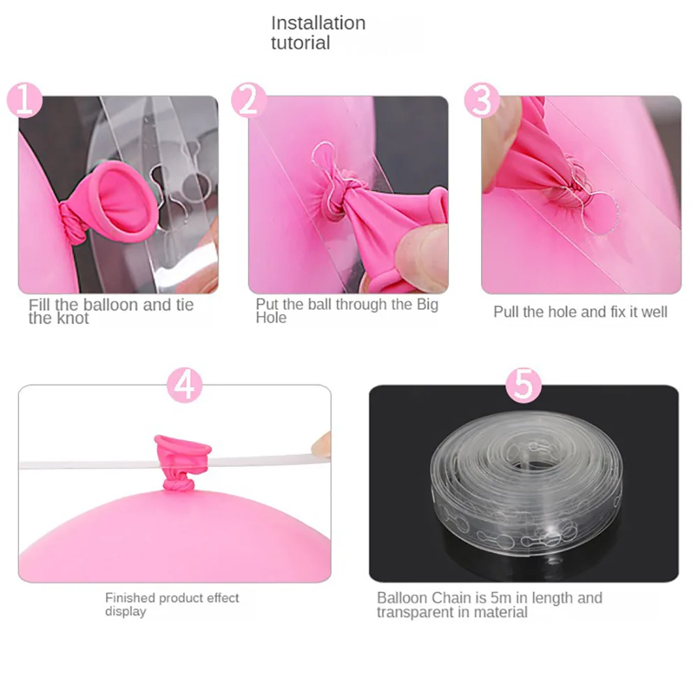 5M Transparante Ballonketting  - Balloon Pump Hand recensie en prijs