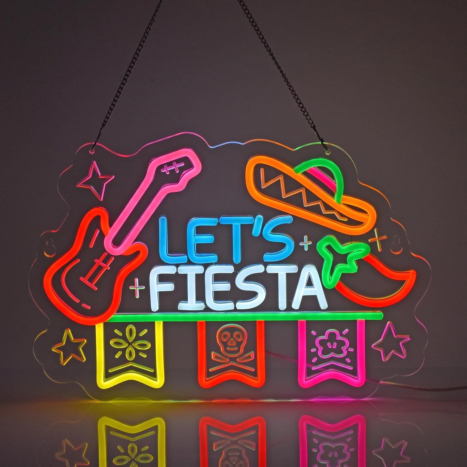 Laten we een feestje houden me - Neon Sign Party recensie en prijs