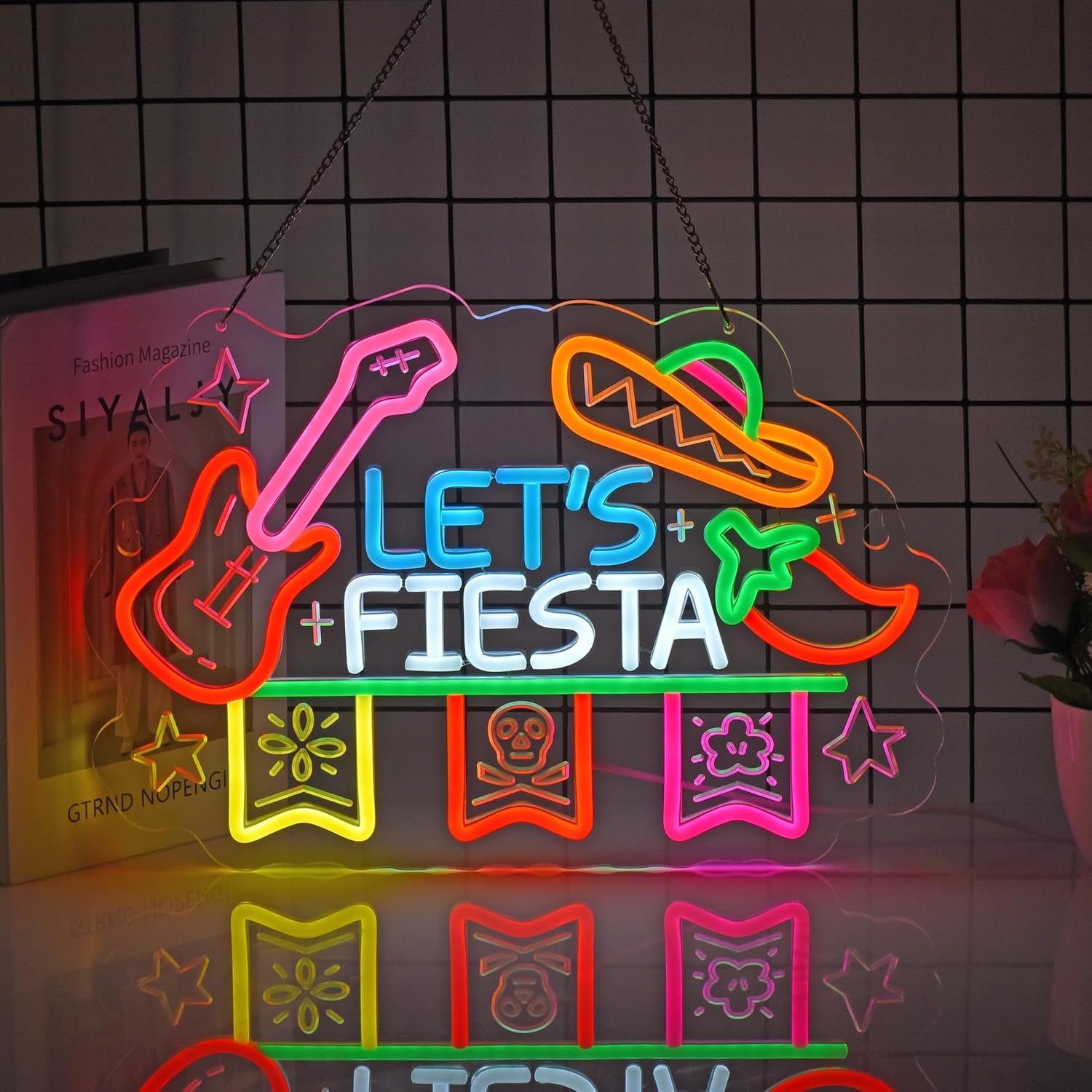 Laten we een feestje houden me - Neon Sign Party recensie en prijs