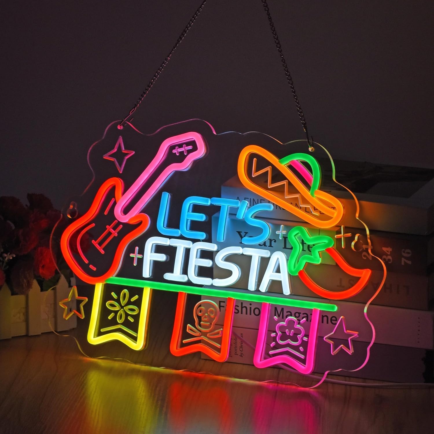 Laten we een feestje houden me - Neon Sign Party recensie en prijs